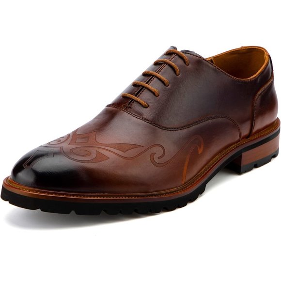 Men\'s Oxfords Luxury Business Casual Shoes Men\'s Lace-up Fashion Shoes